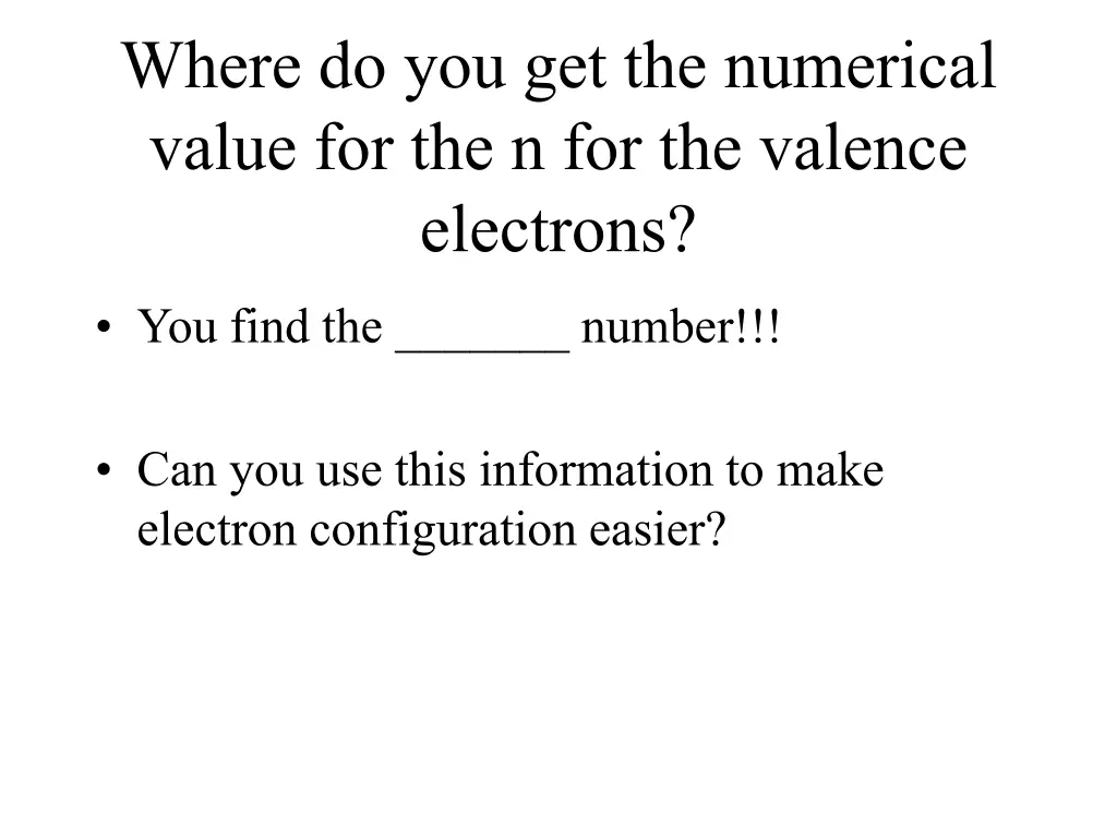 where do you get the numerical value