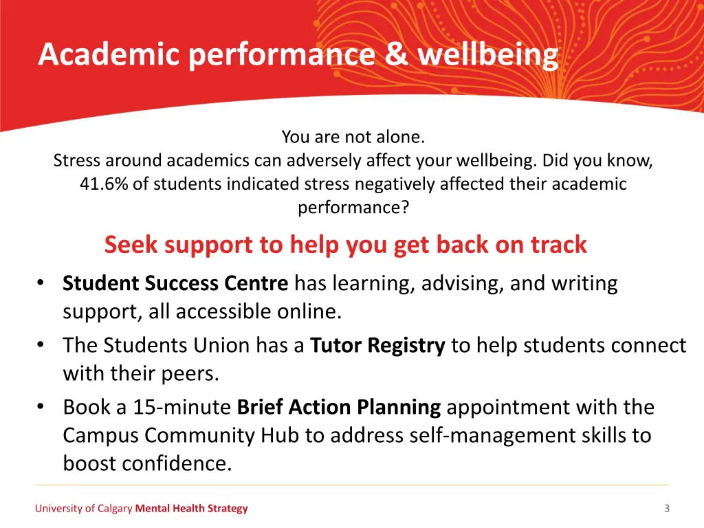 academic performance wellbeing