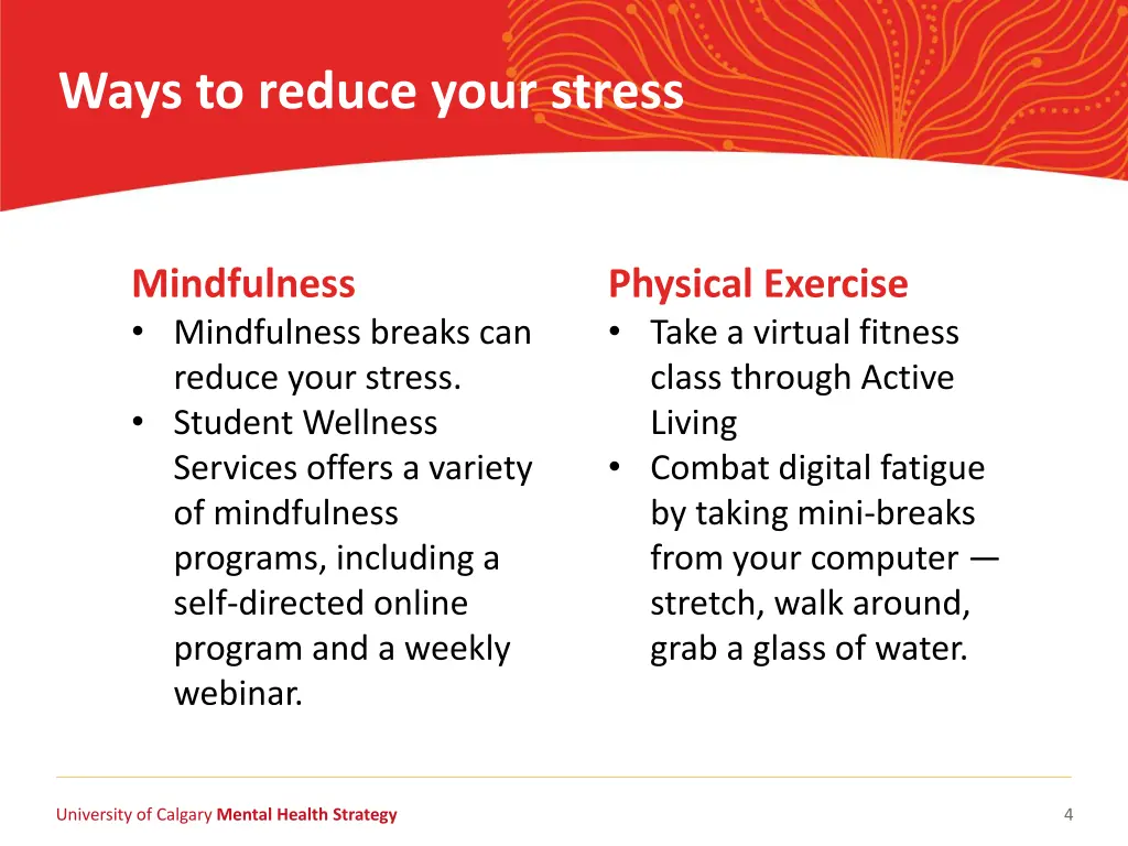 ways to reduce your stress