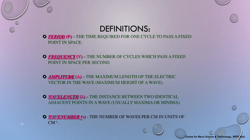 definitions