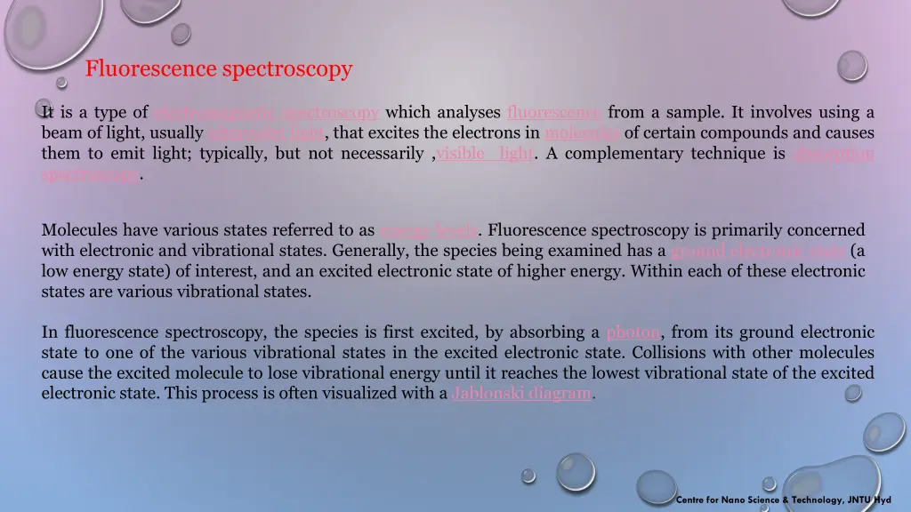 fluorescence spectroscopy