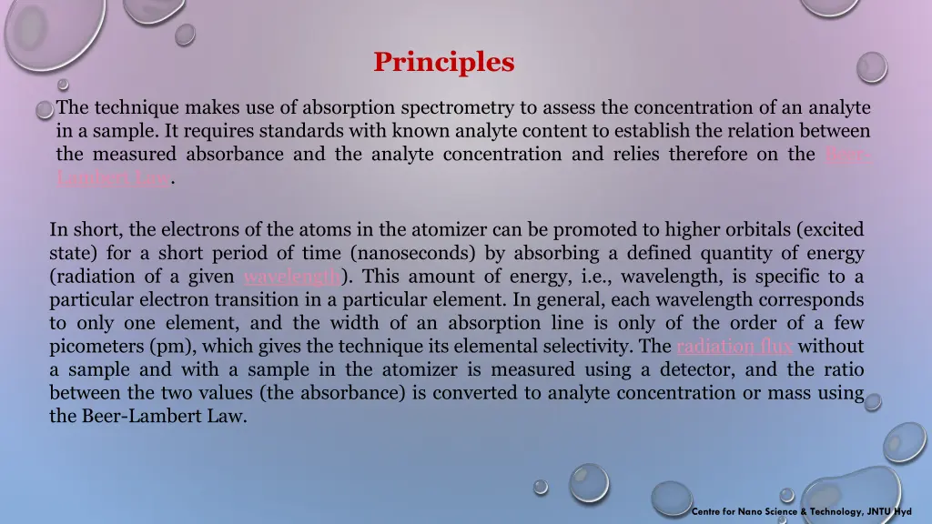 principles