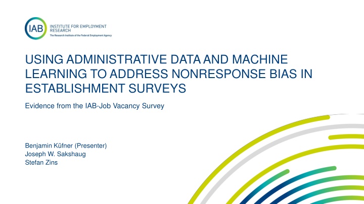 using administrative data and machine learning