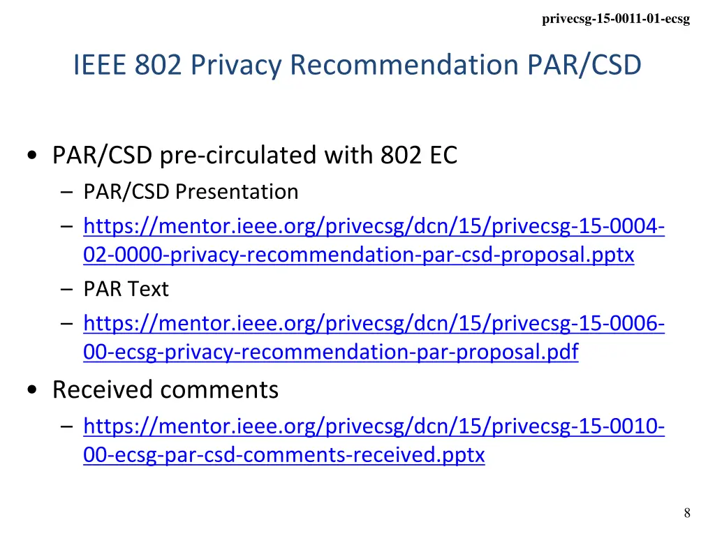 privecsg 15 0011 01 ecsg 7
