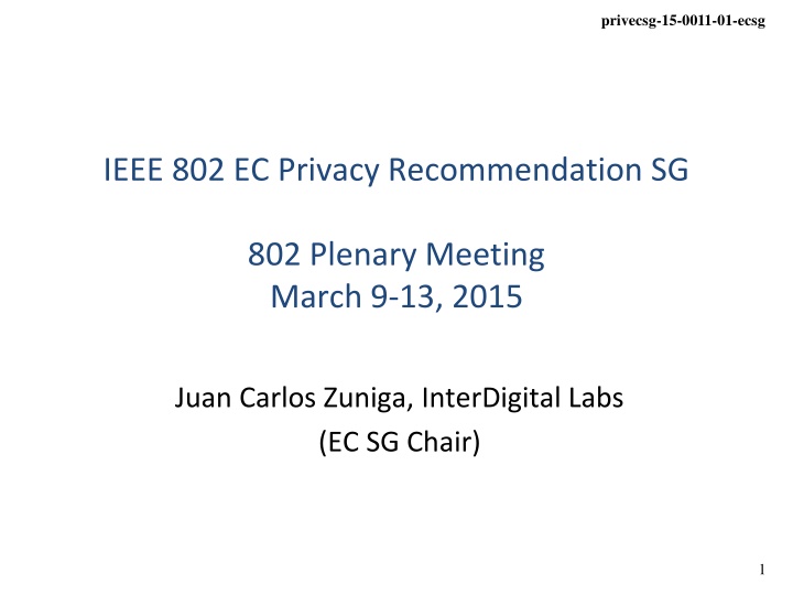 privecsg 15 0011 01 ecsg