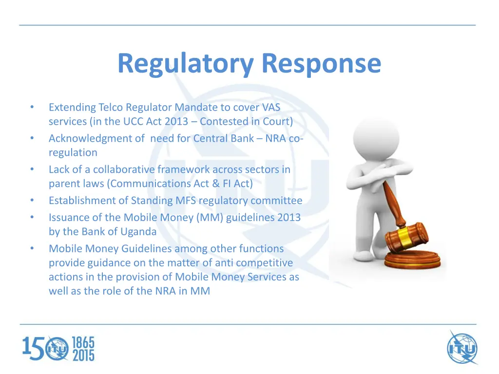 regulatory response