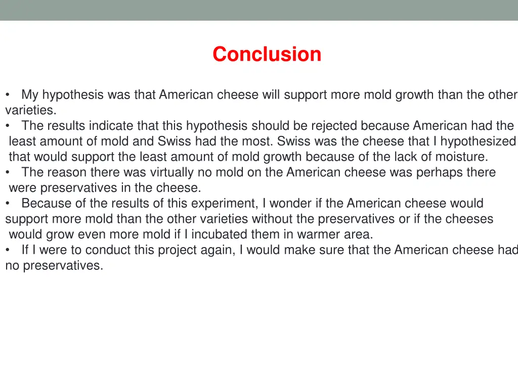 conclusion
