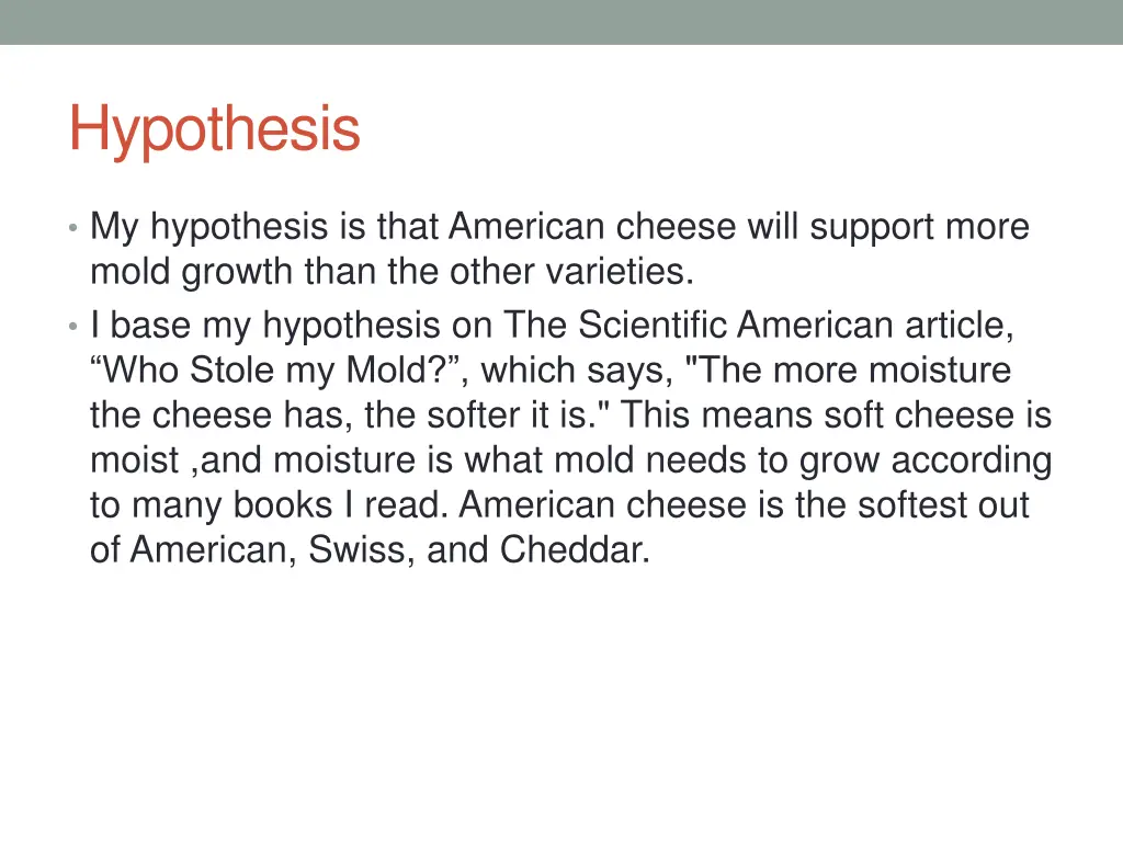 hypothesis