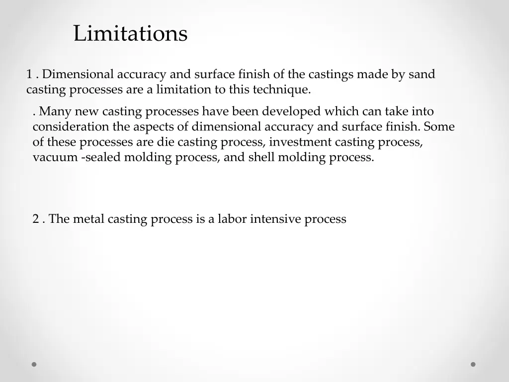 limitations