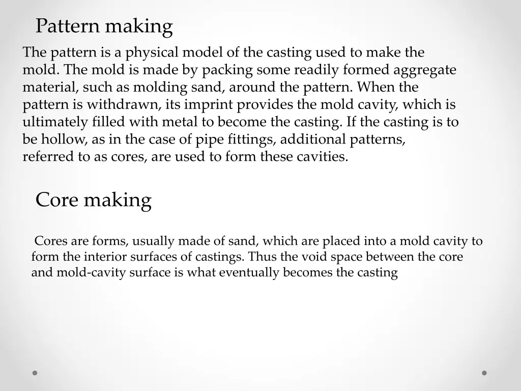 pattern making