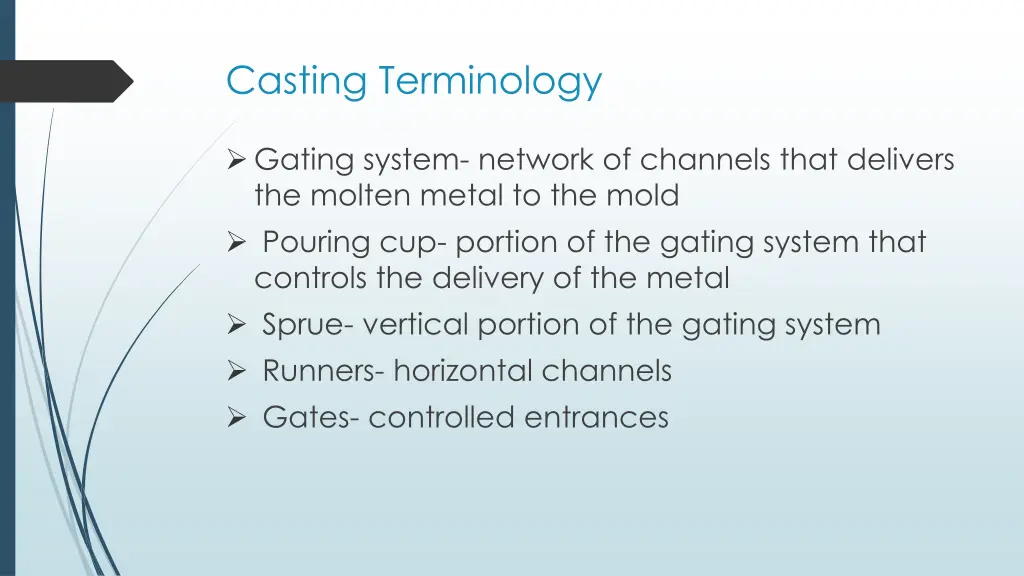 casting terminology 1