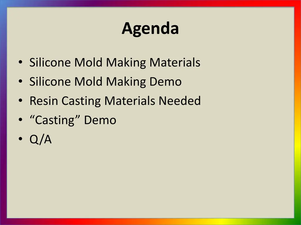 agenda