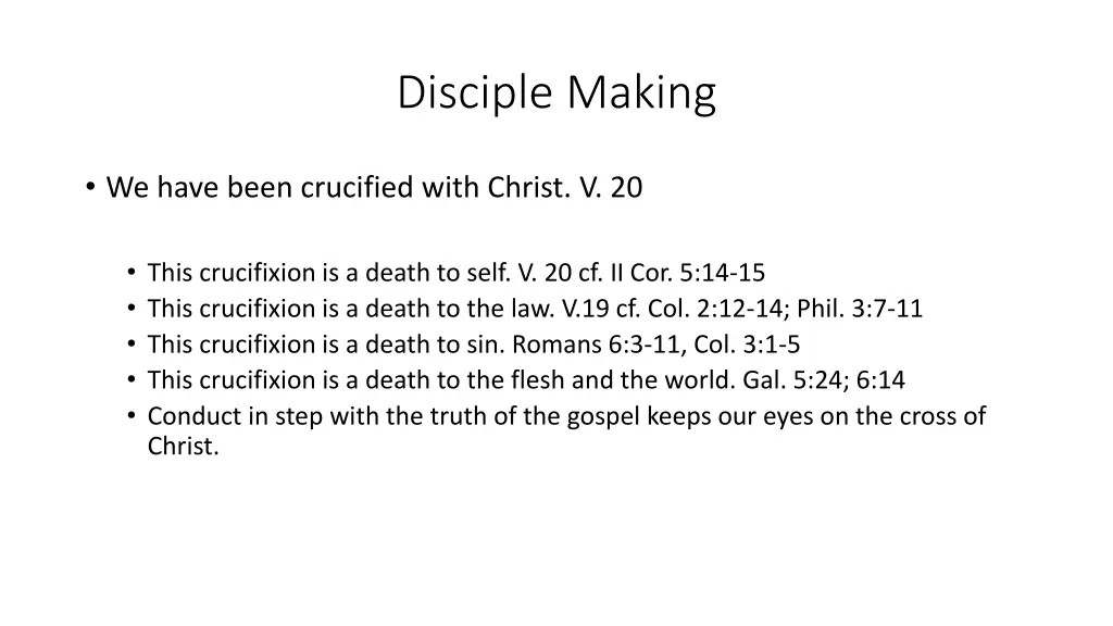 disciple making 10