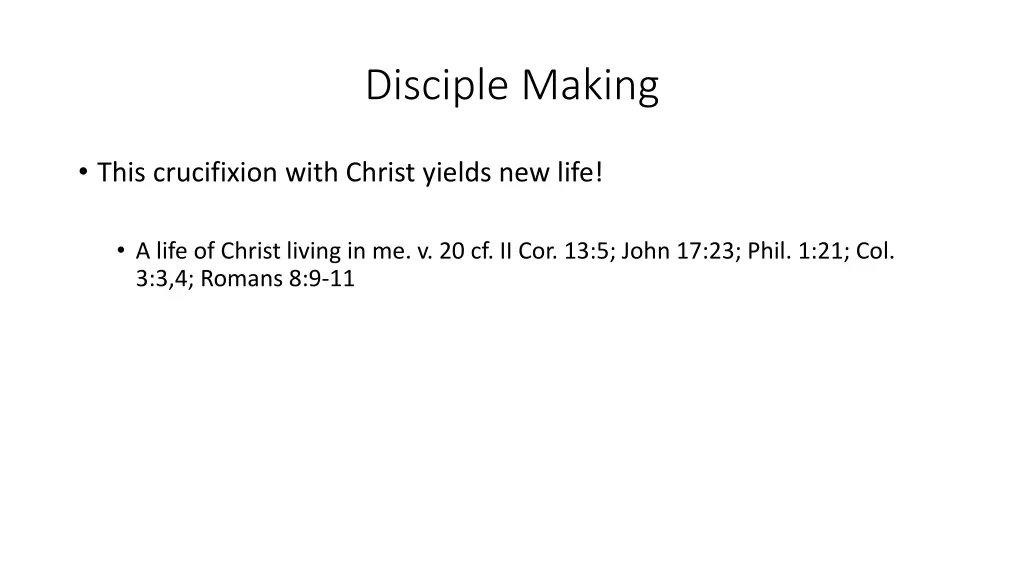 disciple making 11
