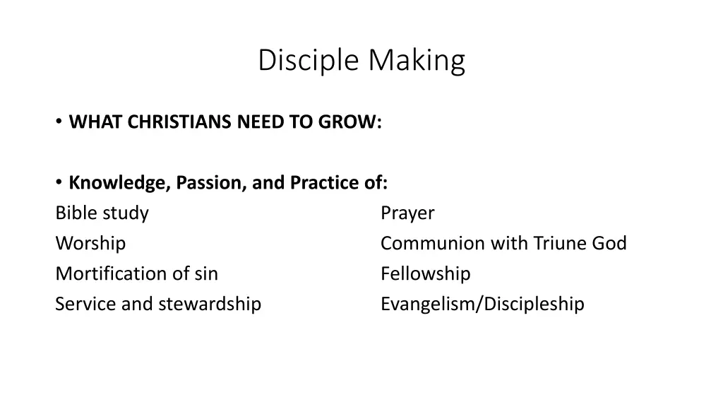 disciple making 18