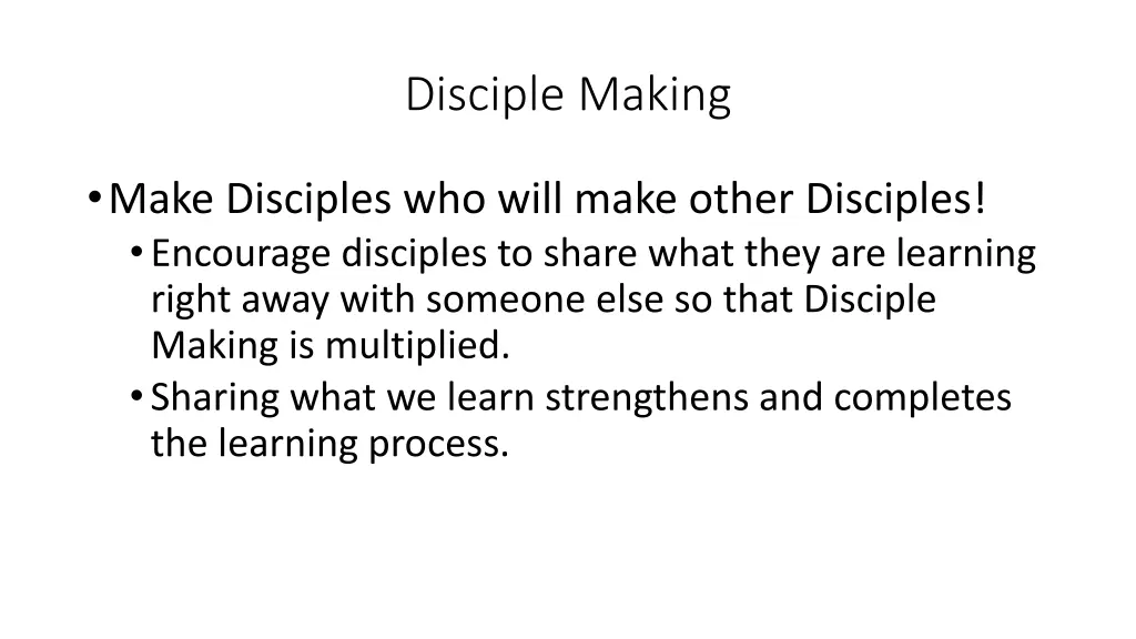 disciple making 19