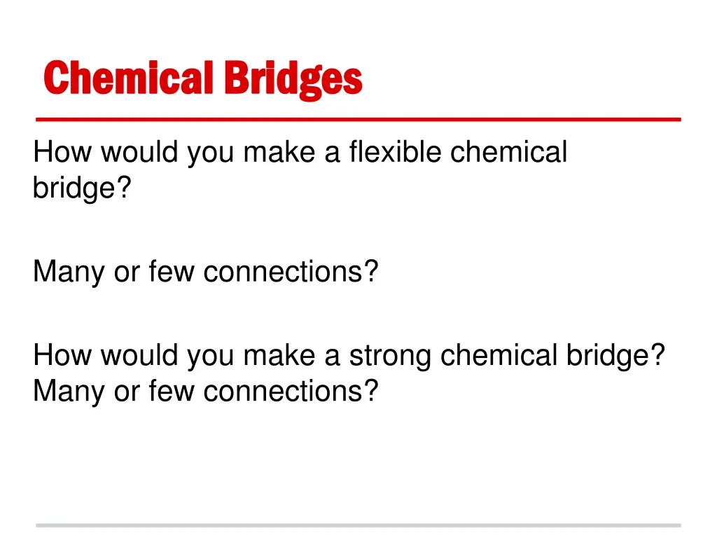 chemical bridges chemical bridges