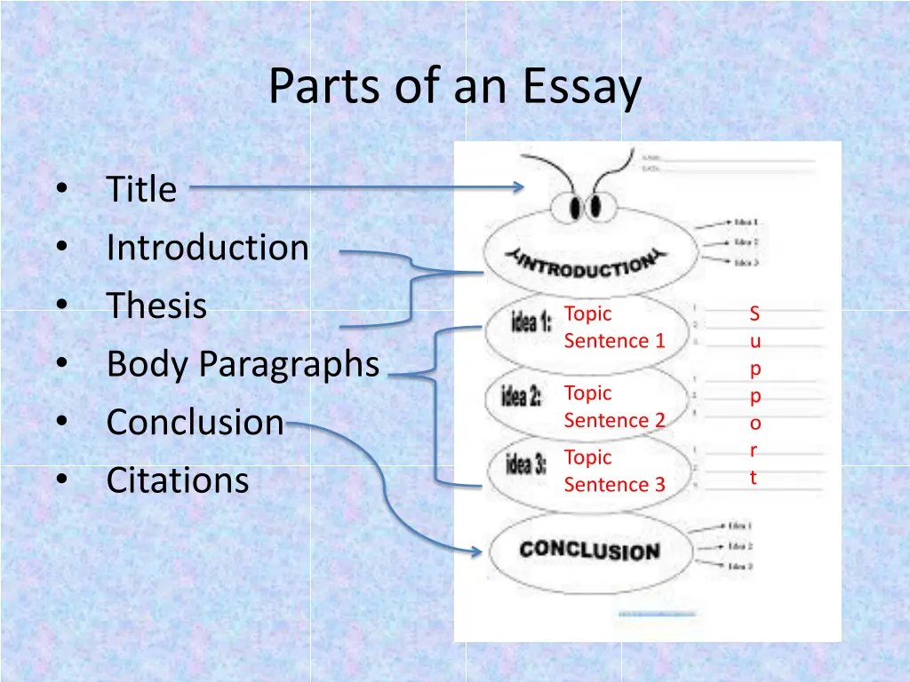 parts of an essay