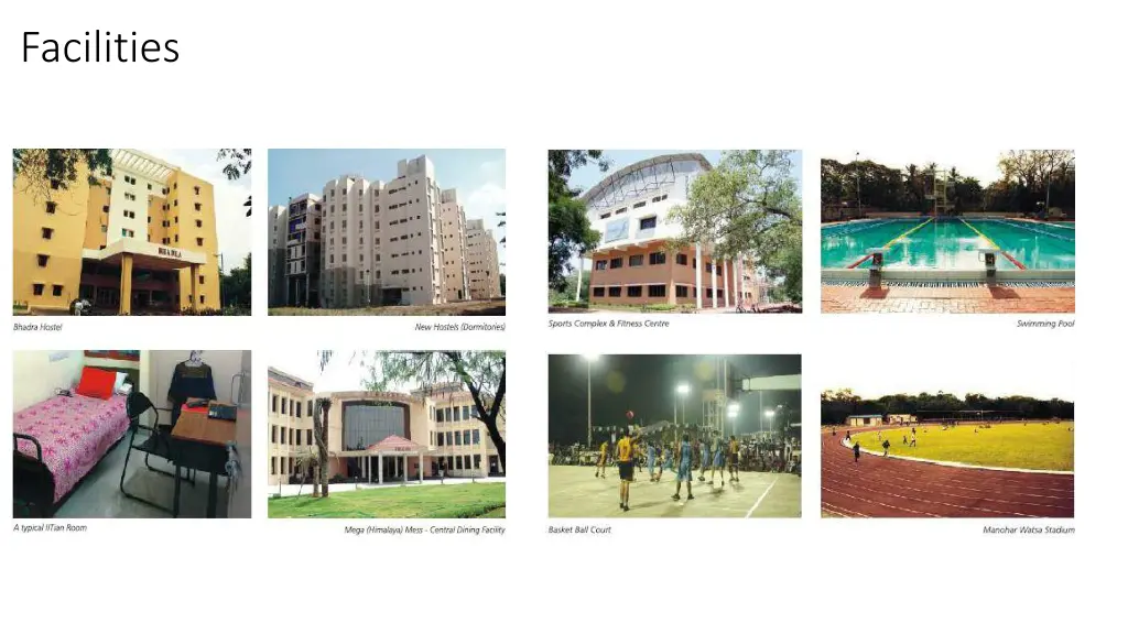 facilities