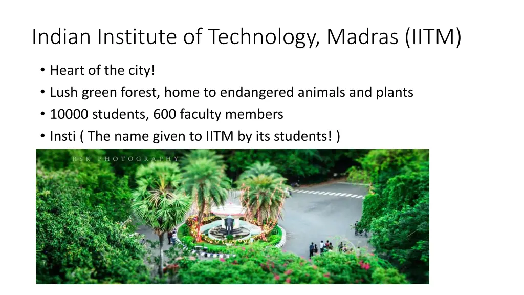 indian institute of technology madras iitm