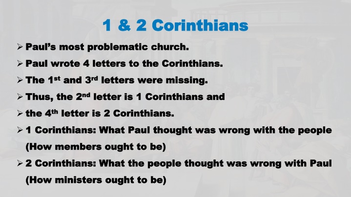 1 2 corinthians 1 2 corinthians
