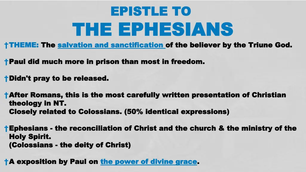 epistle to epistle to the the ephesians ephesians