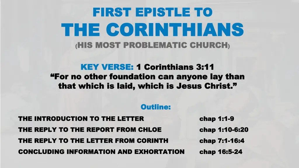 first epistle to first epistle 2
