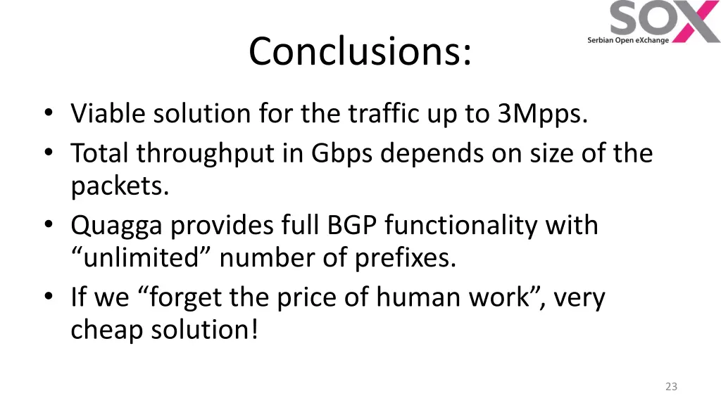 conclusions