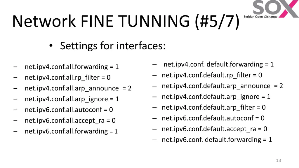 network fine tunning 5 7