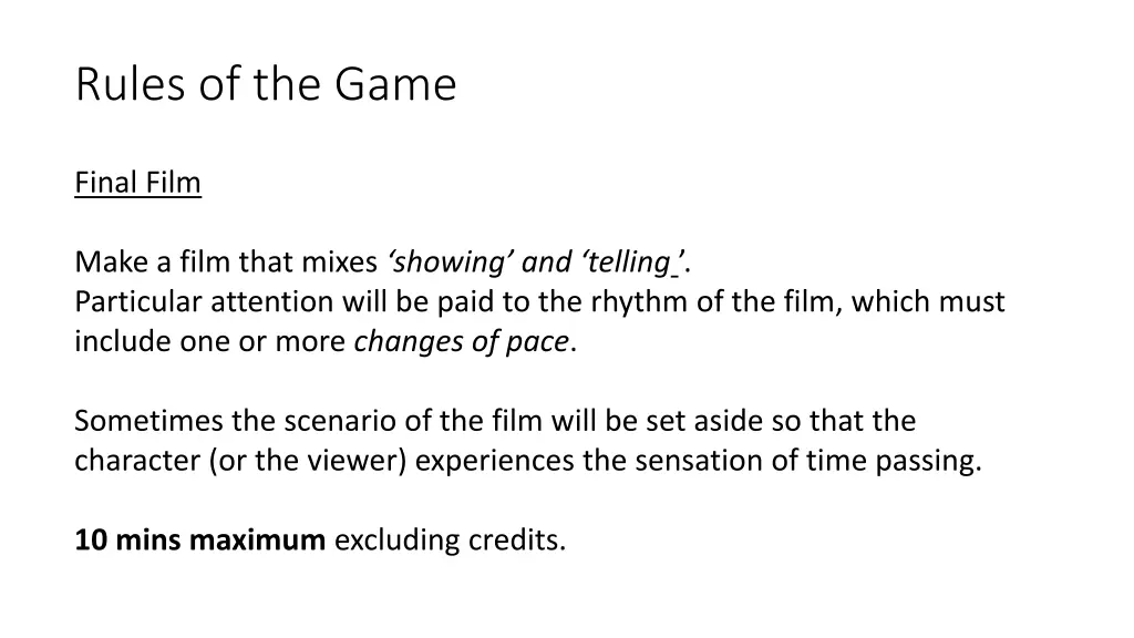 rules of the game 2