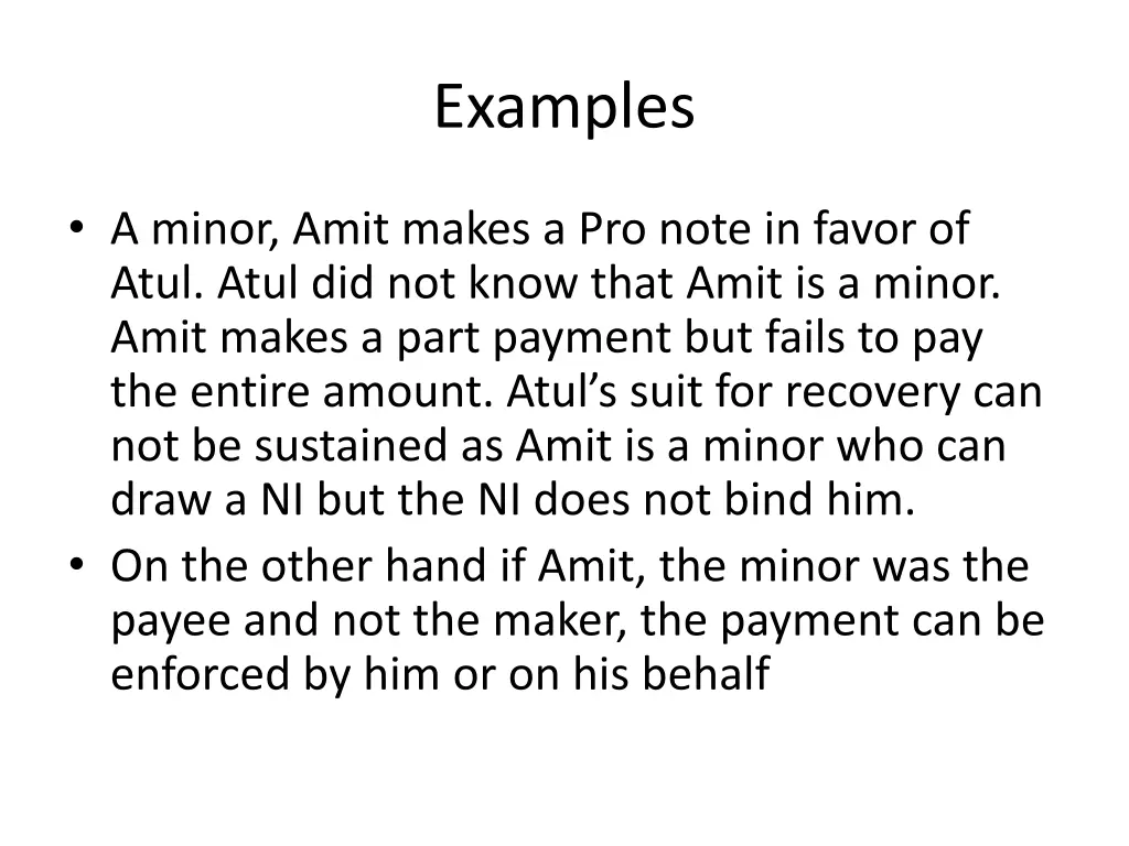 examples