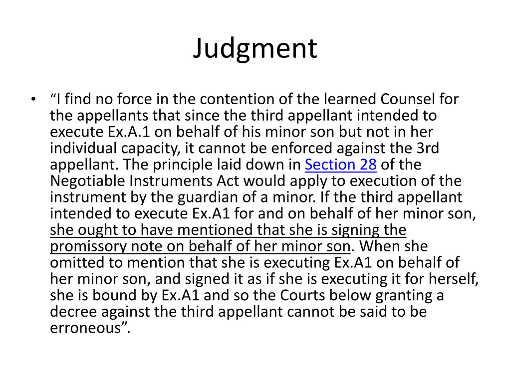 judgment