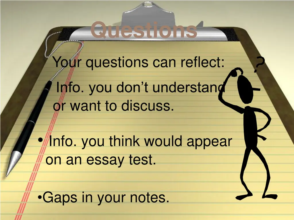 questions