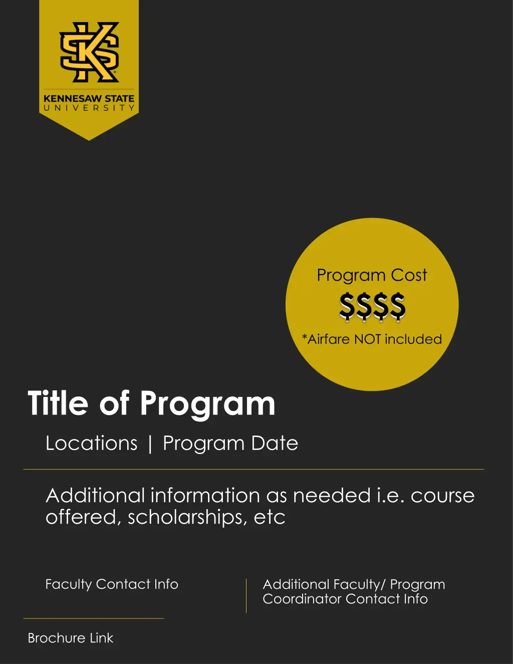 program cost 2