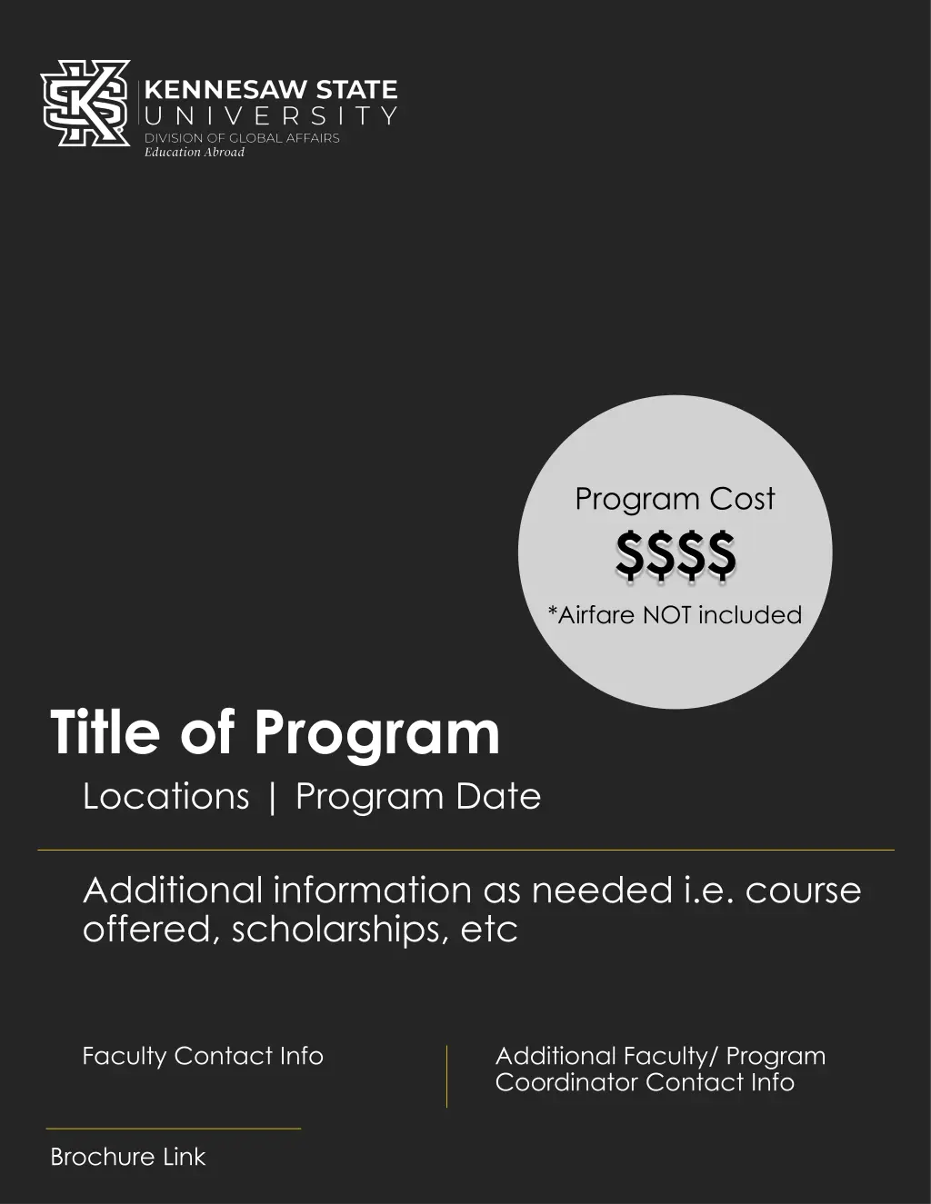 program cost 3