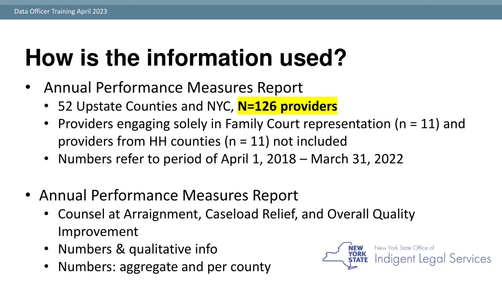 data officer training april 2023 12