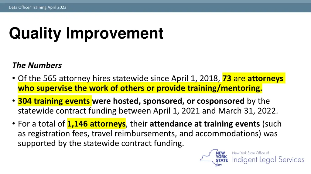 data officer training april 2023 16