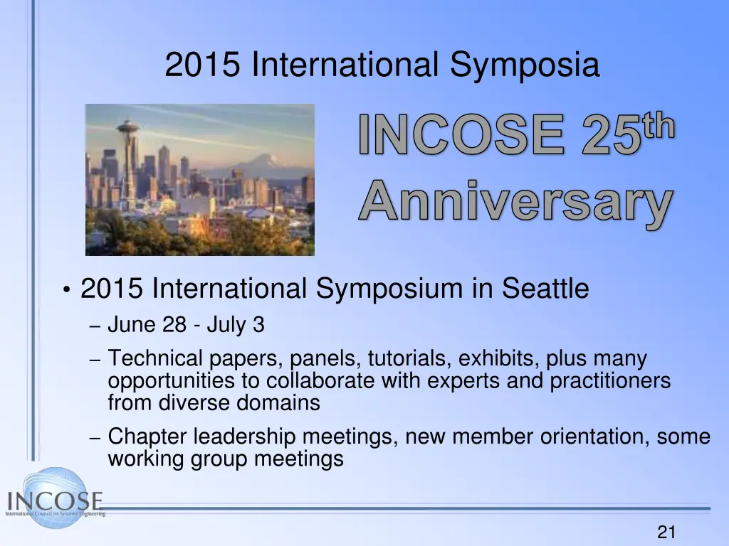 2015 international symposia incose