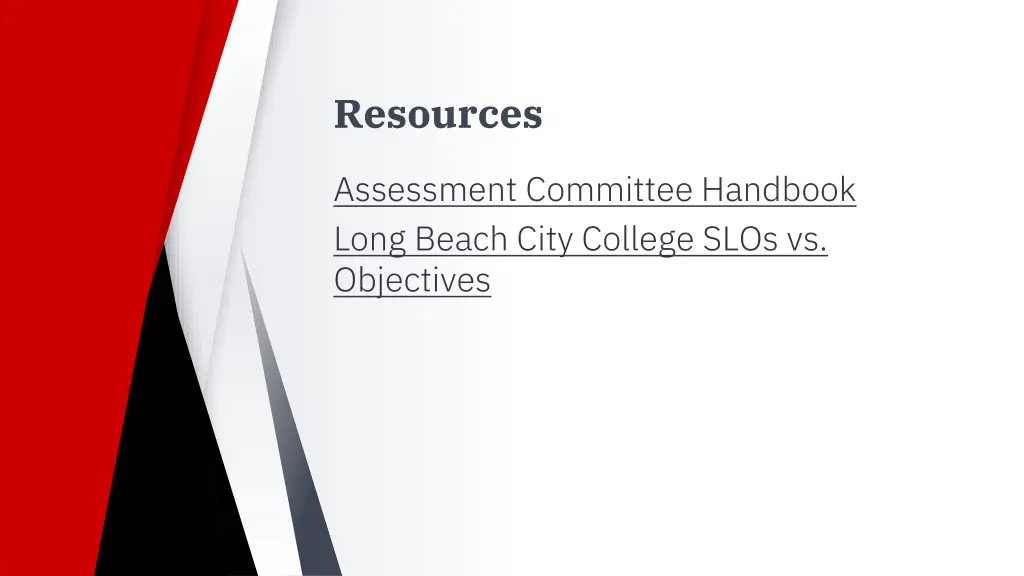 resources