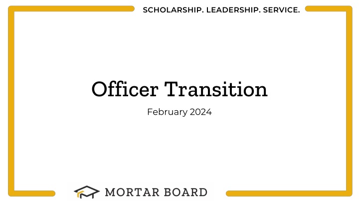 scholarship leadership service
