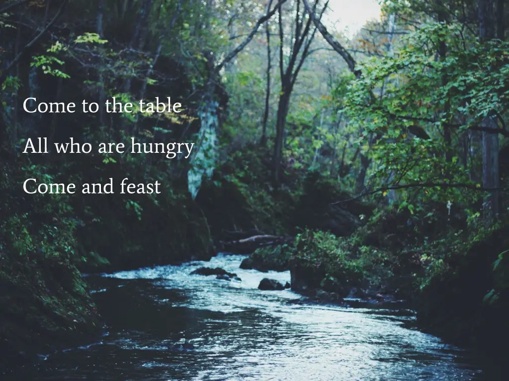 come to the table