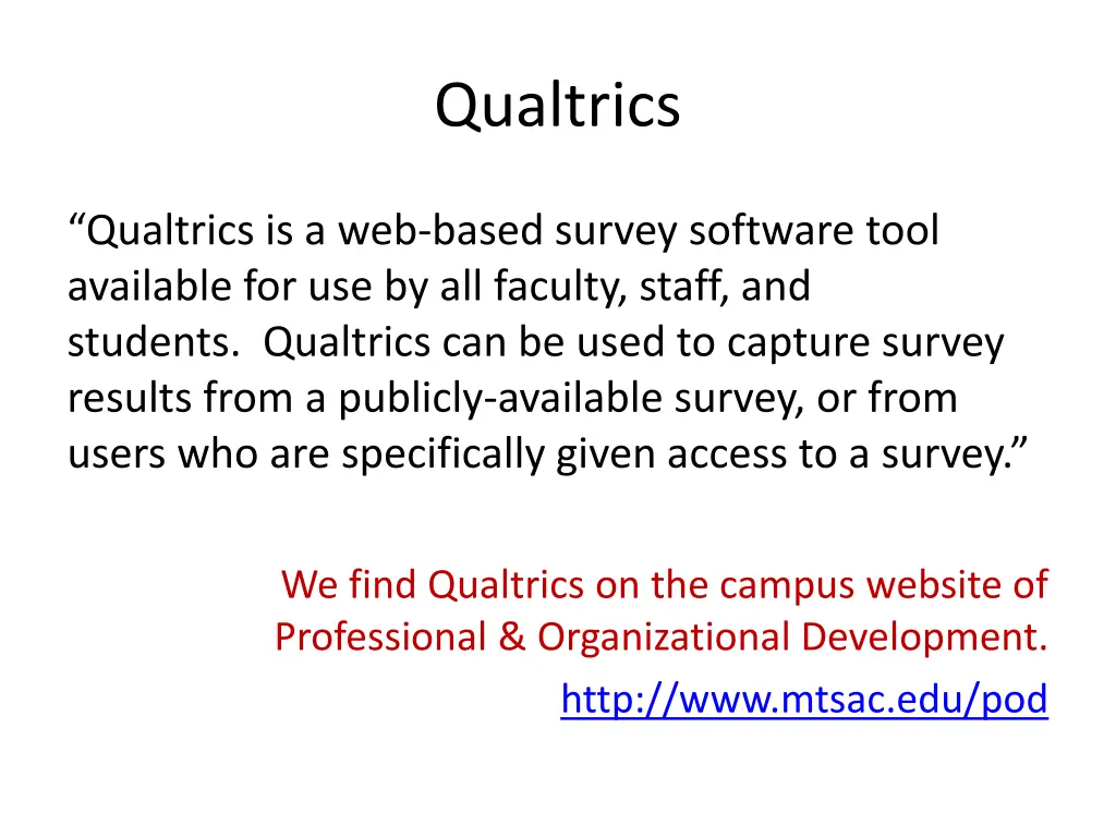 qualtrics