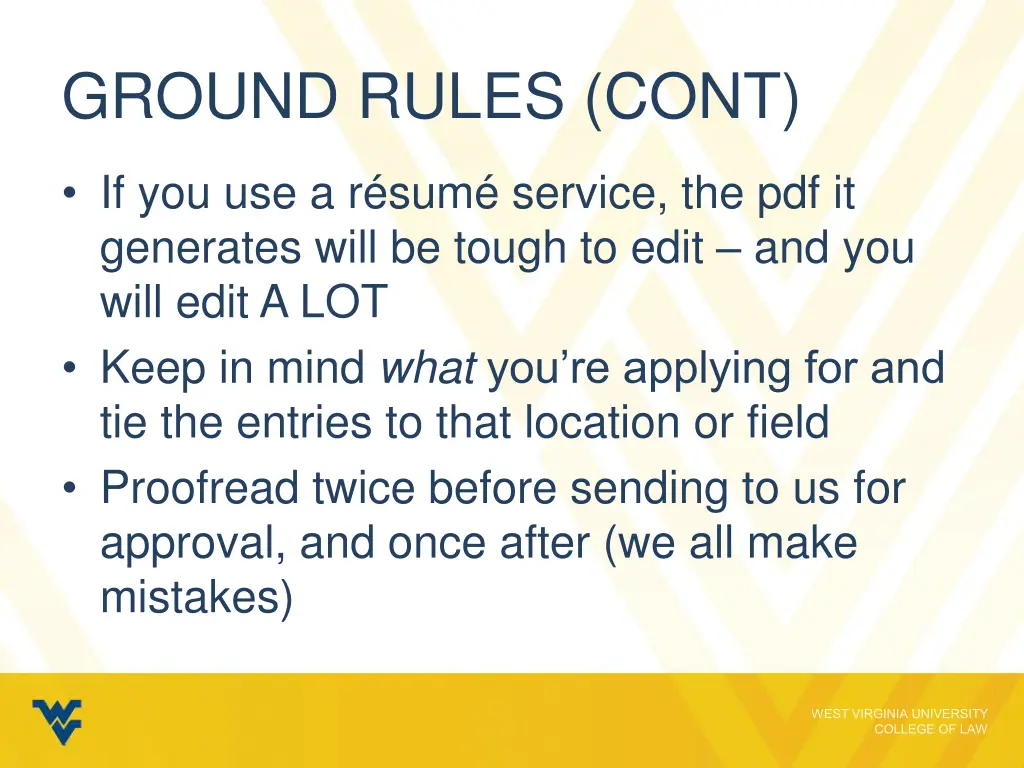 ground rules cont 1