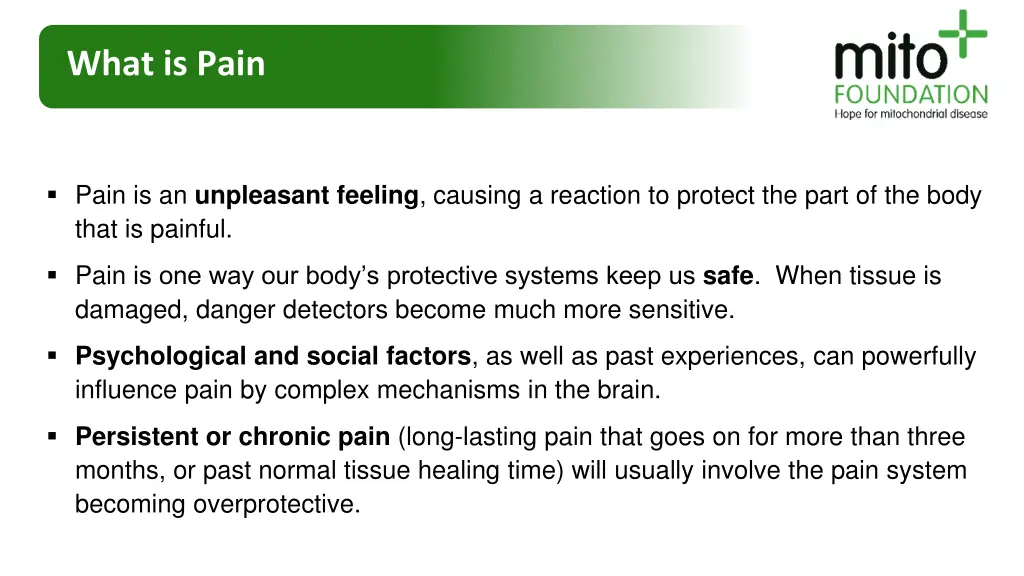 what is pain