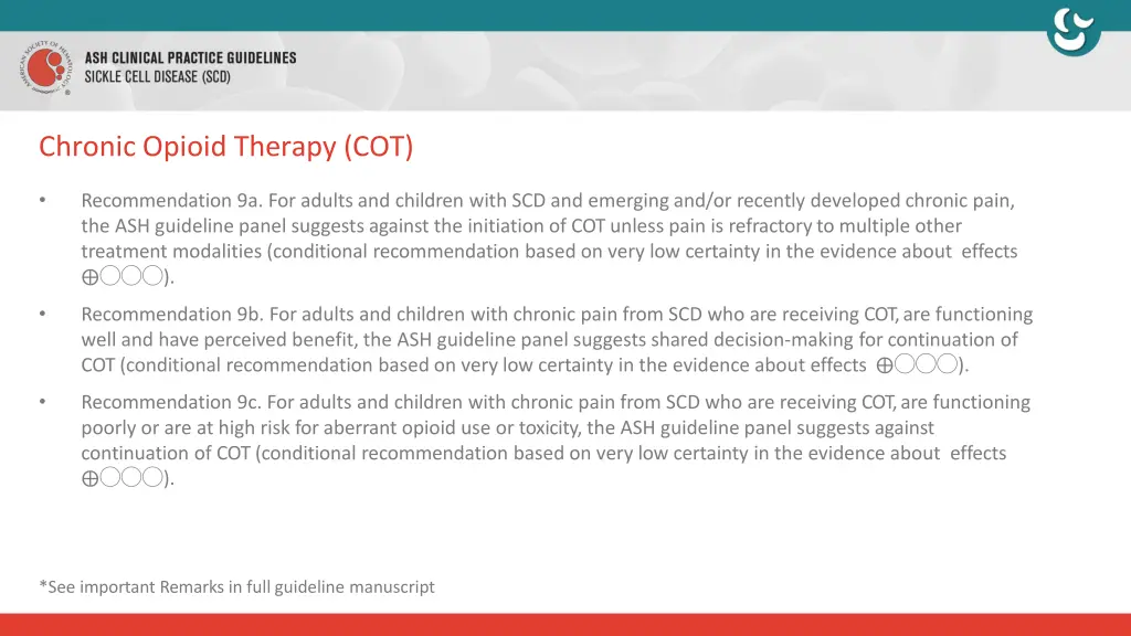 chronic opioid therapy cot
