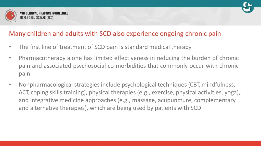 many children and adults with scd also experience