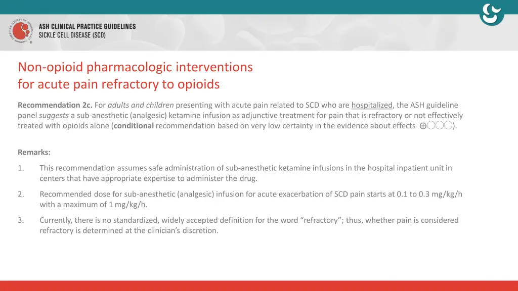 non opioid pharmacologic interventions for acute