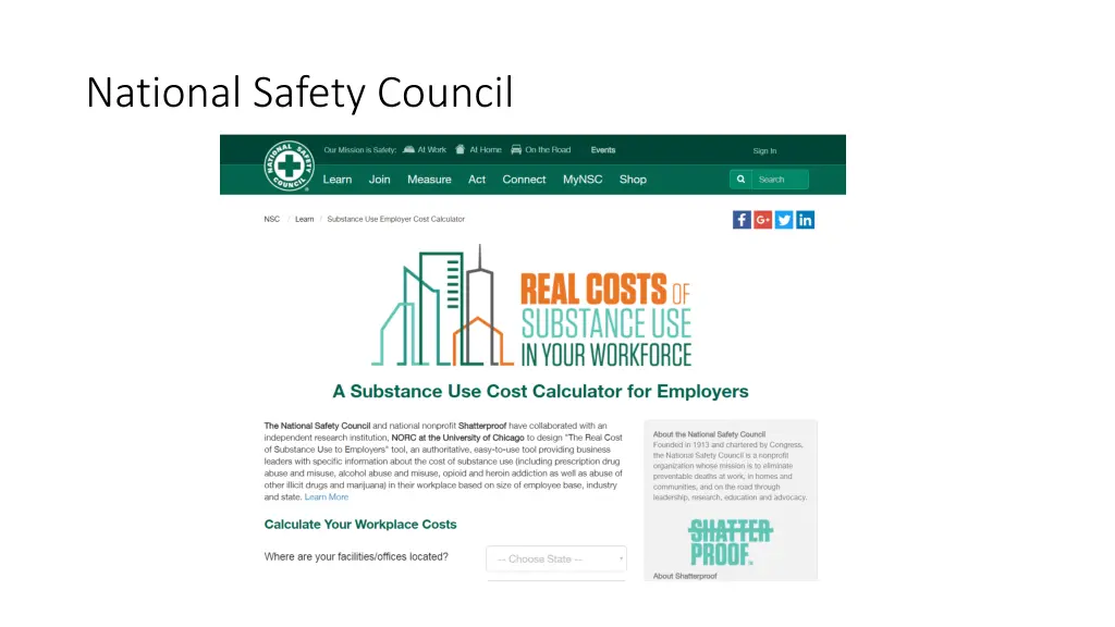 national safety council