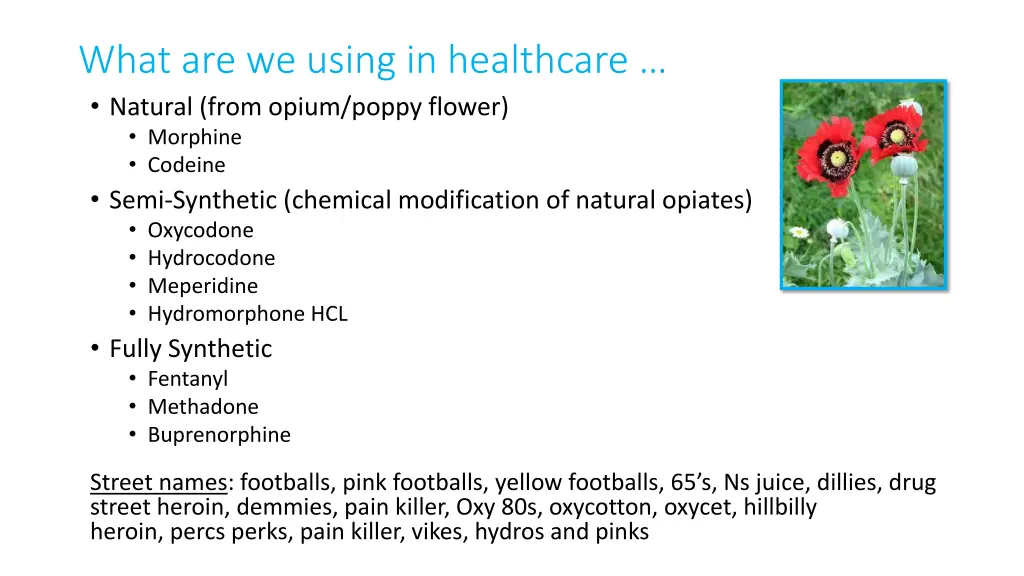 what are we using in healthcare natural from