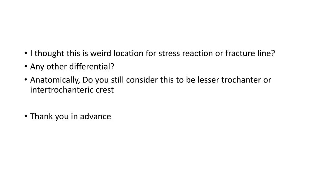 i thought this is weird location for stress
